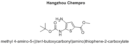 methyl 4-amino-5-((tert-butoxycarbonyl)amino)thiophene-2-carboxylate