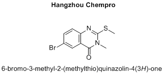 6-bromo-3-methyl-2-(methylthio)quinazolin-4(3H)-one