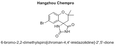 6-bromo-2,2-dimethylspiro[chroman-4,4'-imidazolidine]-2',5'-dione