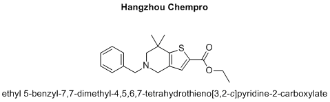 ethyl 5-benzyl-7,7-dimethyl-4,5,6,7-tetrahydrothieno[3,2-c]pyridine-2-carboxylate