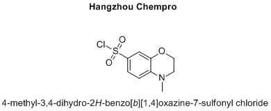 4-methyl-3,4-dihydro-2H-benzo[b][1,4]oxazine-7-sulfonyl chloride