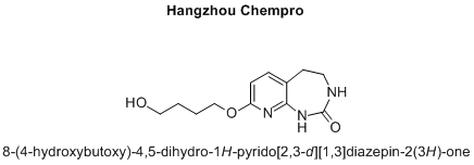 8-(4-hydroxybutoxy)-4,5-dihydro-1H-pyrido[2,3-d][1,3]diazepin-2(3H)-one