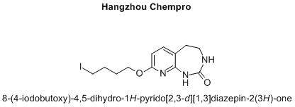 8-(4-iodobutoxy)-4,5-dihydro-1H-pyrido[2,3-d][1,3]diazepin-2(3H)-one