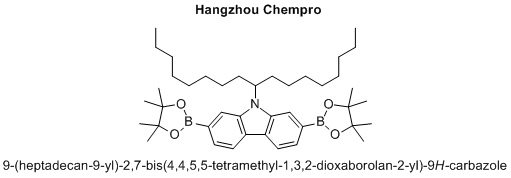 9-(heptadecan-9-yl)-2,7-bis(4,4,5,5-tetramethyl-1,3,2-dioxaborolan-2-yl)-9H-carbazole