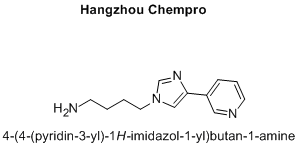 4-(4-(pyridin-3-yl)-1H-imidazol-1-yl)butan-1-amine