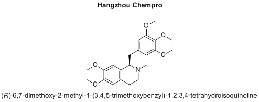 (R)-6,7-dimethoxy-2-methyl-1-(3,4,5-trimethoxybenzyl)-1,2,3,4-tetrahydroisoquinoline