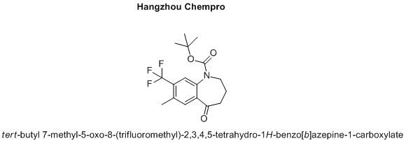 tert-butyl 7-methyl-5-oxo-8-(trifluoromethyl)-2,3,4,5-tetrahydro-1H-benzo[b]azepine-1-carboxylate