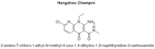 2-amino-7-chloro-1-ethyl-N-methyl-4-oxo-1,4-dihydro-1,8-naphthyridine-3-carboxamide