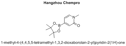 1-methyl-4-(4,4,5,5-tetramethyl-1,3,2-dioxaborolan-2-yl)pyridin-2(1H)-one