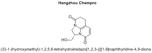 (S)-1-(hydroxymethyl)-1,2,5,6-tetrahydroimidazo[1,2,3-ij][1,8]naphthyridine-4,9-dione