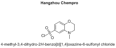 4-methyl-3,4-dihydro-2H-benzo[b][1,4]oxazine-6-sulfonyl chloride