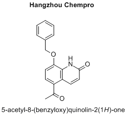 5-acetyl-8-(benzyloxy)quinolin-2(1H)-one