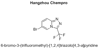 6-bromo-3-(trifluoromethyl)-[1,2,4]triazolo[4,3-a]pyridine