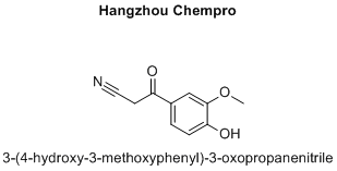 3-(4-hydroxy-3-methoxyphenyl)-3-oxopropanenitrile