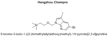 5-bromo-3-iodo-1-((2-(trimethylsilyl)ethoxy)methyl)-1H-pyrrolo[2,3-b]pyridine