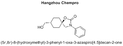 (5r,8r)-8-(hydroxymethyl)-3-phenyl-1-oxa-3-azaspiro[4.5]decan-2-one