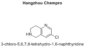 3-chloro-5,6,7,8-tetrahydro-1,6-naphthyridine