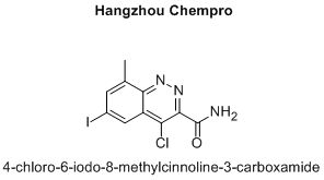 4-chloro-6-iodo-8-methylcinnoline-3-carboxamide