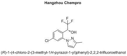 (R)-1-(4-chloro-2-(3-methyl-1H-pyrazol-1-yl)phenyl)-2,2,2-trifluoroethanol