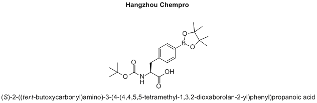 (S)-2-((tert-butoxycarbonyl)amino)-3-(4-(4,4,5,5-tetramethyl-1,3,2-dioxaborolan-2-yl)phenyl)propanoic acid