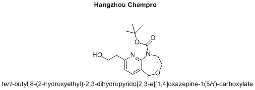 tert-butyl 8-(2-hydroxyethyl)-2,3-dihydropyrido[2,3-e][1,4]oxazepine-1(5H)-carboxylate