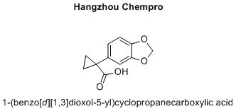 1-(benzo[d][1,3]dioxol-5-yl)cyclopropanecarboxylic acid