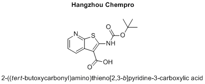 2-((tert-butoxycarbonyl)amino)thieno[2,3-b]pyridine-3-carboxylic acid