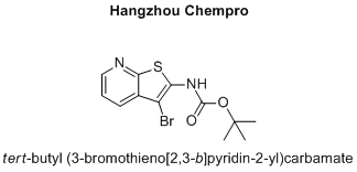 tert-butyl (3-bromothieno[2,3-b]pyridin-2-yl)carbamate