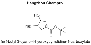 tert-butyl 3-cyano-4-hydroxypyrrolidine-1-carboxylate