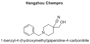 1-benzyl-4-(hydroxymethyl)piperidine-4-carbonitrile