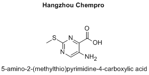 5-amino-2-(methylthio)pyrimidine-4-carboxylic acid