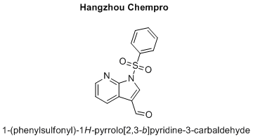 1-(phenylsulfonyl)-1H-pyrrolo[2,3-b]pyridine-3-carbaldehyde