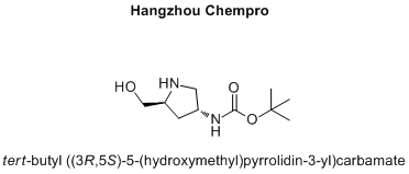 tert-butyl ((3R,5S)-5-(hydroxymethyl)pyrrolidin-3-yl)carbamate