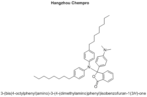 3-(bis(4-octylphenyl)amino)-3-(4-(dimethylamino)phenyl)isobenzofuran-1(3H)-one