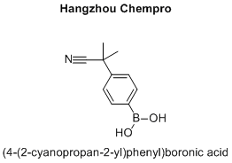 (4-(2-cyanopropan-2-yl)phenyl)boronic acid