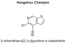 5-chlorothieno[2,3-c]pyridine-4-carbonitrile