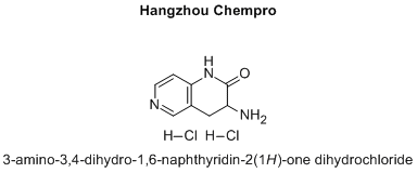 3-amino-3,4-dihydro-1,6-naphthyridin-2(1H)-one dihydrochloride