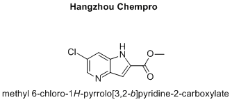 methyl 6-chloro-1H-pyrrolo[3,2-b]pyridine-2-carboxylate