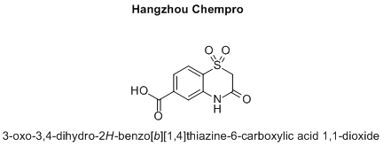 3-oxo-3,4-dihydro-2H-benzo[b][1,4]thiazine-6-carboxylic acid 1,1-dioxide