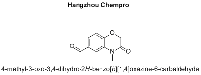 4-methyl-3-oxo-3,4-dihydro-2H-benzo[b][1,4]oxazine-6-carbaldehyde