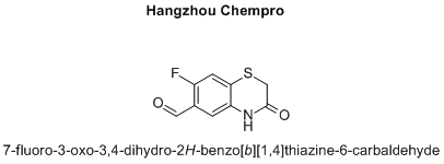 7-fluoro-3-oxo-3,4-dihydro-2H-benzo[b][1,4]thiazine-6-carbaldehyde