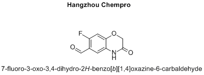 7-fluoro-3-oxo-3,4-dihydro-2H-benzo[b][1,4]oxazine-6-carbaldehyde