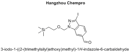 3-iodo-1-((2-(trimethylsilyl)ethoxy)methyl)-1H-indazole-6-carbaldehyde