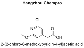 2-(2-chloro-6-methoxypyridin-4-yl)acetic acid