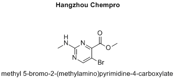 methyl 5-bromo-2-(methylamino)pyrimidine-4-carboxylate