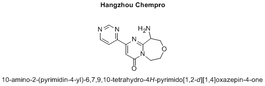 10-amino-2-(pyrimidin-4-yl)-6,7,9,10-tetrahydro-4H-pyrimido[1,2-d][1,4]oxazepin-4-one