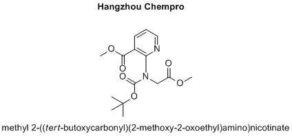 methyl 2-((tert-butoxycarbonyl)(2-methoxy-2-oxoethyl)amino)nicotinate