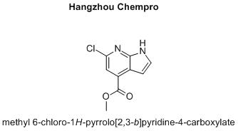 methyl 6-chloro-1H-pyrrolo[2,3-b]pyridine-4-carboxylate