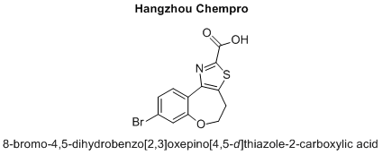 8-bromo-4,5-dihydrobenzo[2,3]oxepino[4,5-d]thiazole-2-carboxylic acid