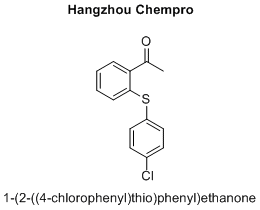 1-(2-((4-chlorophenyl)thio)phenyl)ethanone